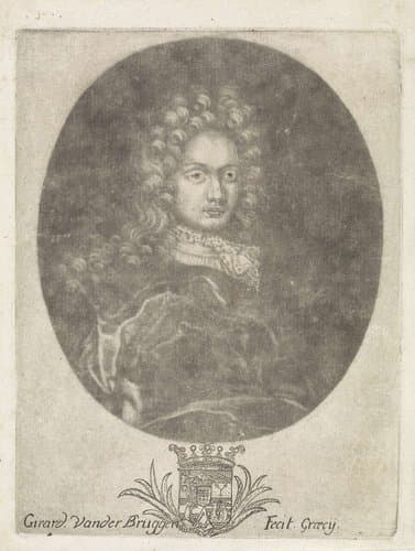 Portret van een Oostenrijkse edelman by Girard van der Bruggen