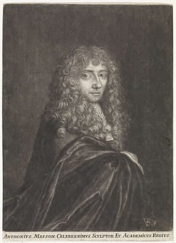 Portret van Antoine Masson by Jan van der Bruggen