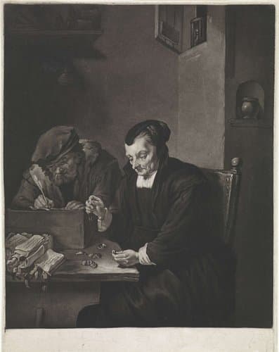 Goudweegster (variant zonder duivels) by anonymous