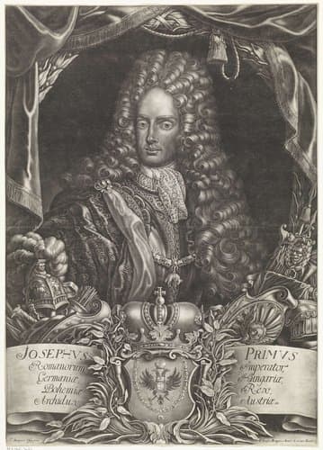 Portret van keizer Jozef I by Johann van der Bruggen