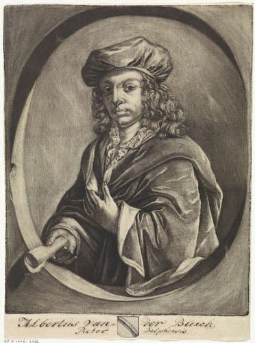 Zelfportret by Albertus van der Burch