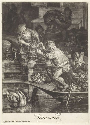September by Cornelis Dusart