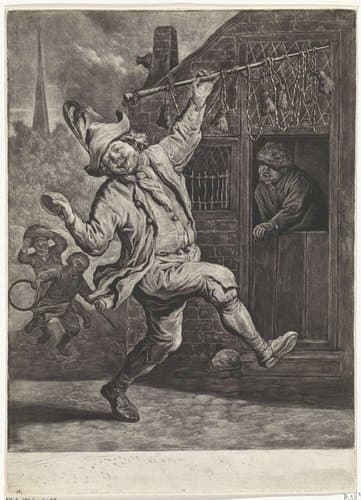 De likdoornsnijder, ca. 1700 by Cornelis Dusart