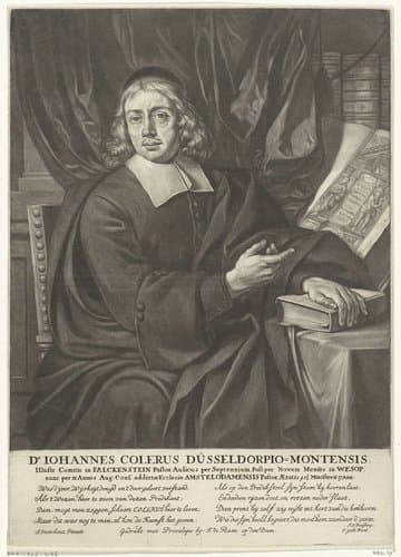 Portret van Johannes Colerus by Jacob Gole
