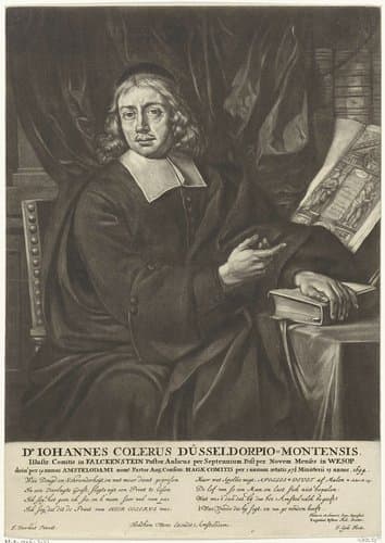 Portret van Johannes Colerus by Jacob Gole