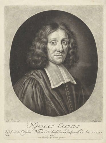 Portret van Nicolas Colvius by Jacob Gole