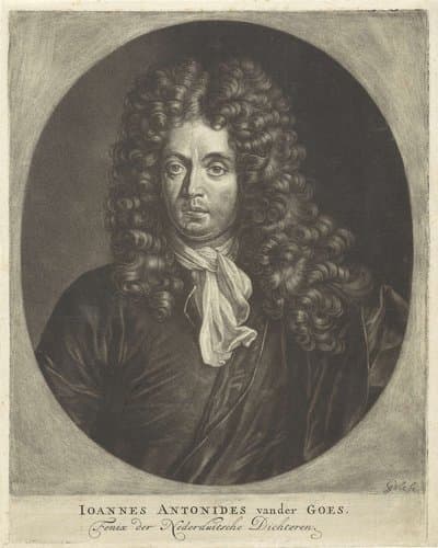 Portret van Jan Antonides van der Goes by Jacob Gole