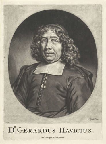 Portret van Gerard Havicus by Jacob Gole
