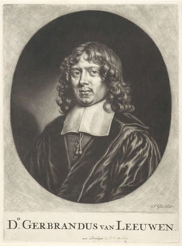 Portret van Gerbrand van Leeuwen by Jacob Gole