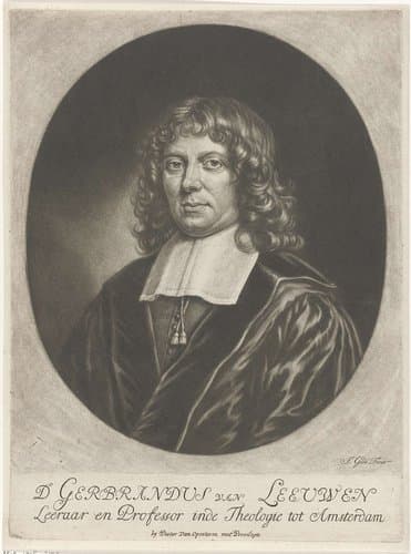 Portret van Gerbrand van Leeuwen by Jacob Gole