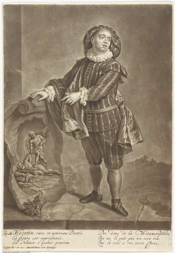 Portret van Angelo Constantini by Jacob Gole