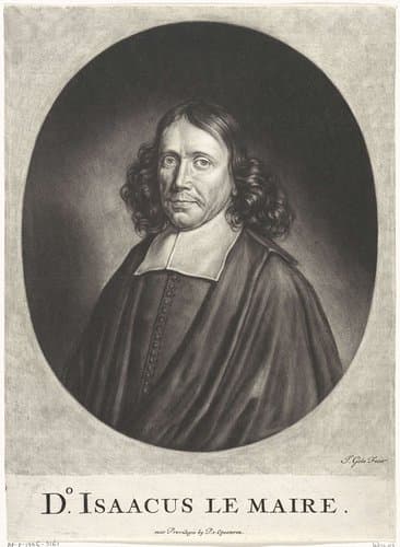 Portret van Isaac Le Maire by Jacob Gole