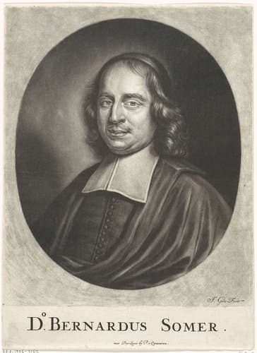 Portret van Bernardus Somer by Jacob Gole