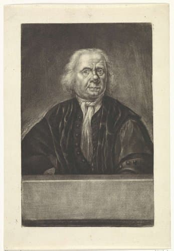 Portret van Hermanus Boerhaave by Johannes de Groot (II)