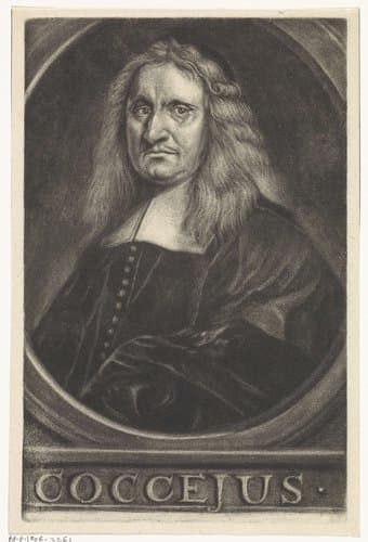 Portret van Johannes Cocceius by Johannes de Groot (II)