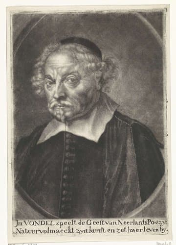 Portret van Joost van den Vondel