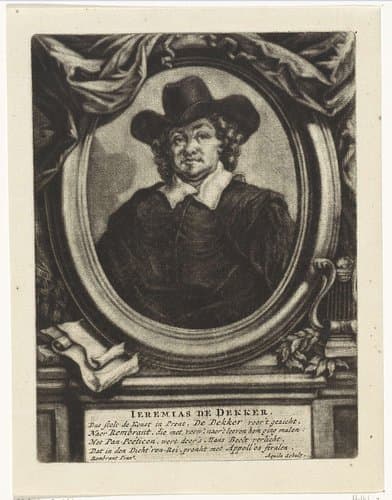 Portret van Jeremias de Decker by Arnoud van Halen