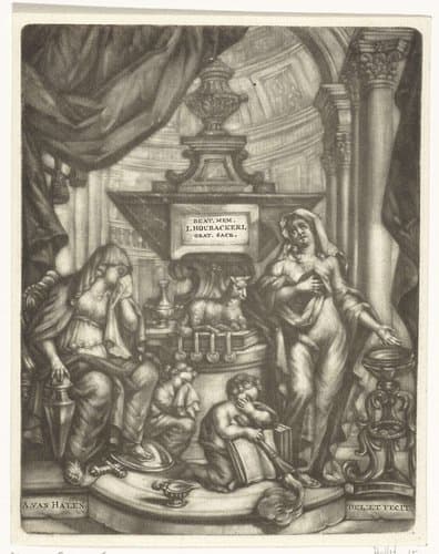 Grafmonument voor Joannes Houbakker by Arnoud van Halen