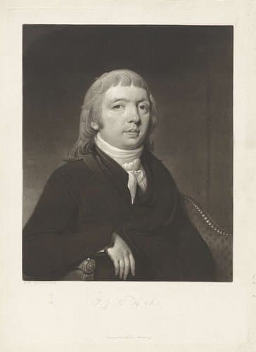 Portret van Jacob George Jeronimo Hahn by Charles Howard Hodges
