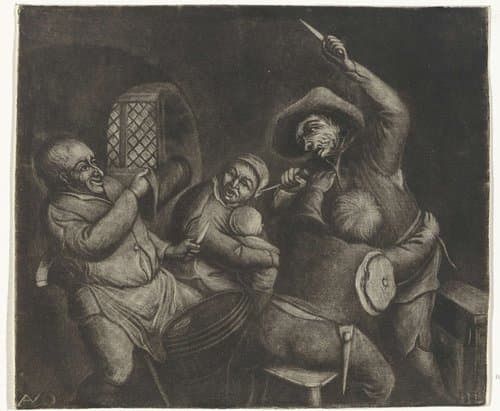 Vechtende mannen