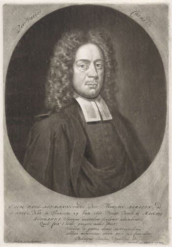 Portret van de predikant Johann Paul Astmann by Pieter Schenk (I)