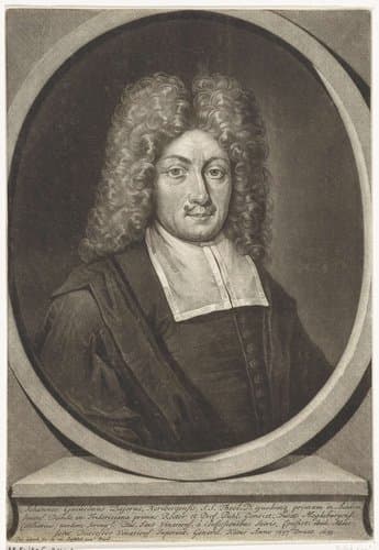 Portret van Joseph Wilhelm Baier by Pieter Schenk (I)