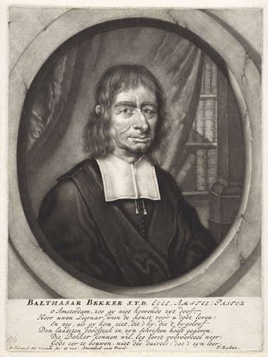 Portret van Balthasar Bekker by Pieter Schenk (I)