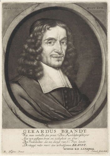 Portret van Geeraert Brandt by Pieter Schenk (I)