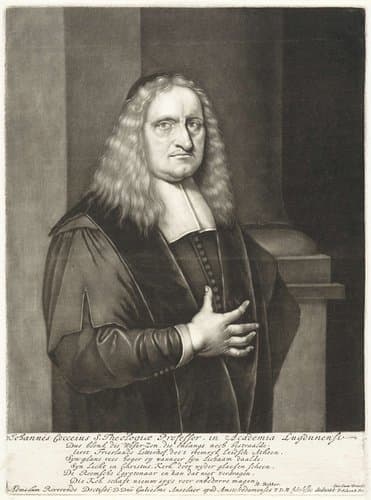 Portret van Johannes Cocceius by Pieter Schenk (I)
