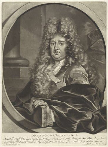 Portret van Johannes Dolaeus by Pieter Schenk (I)
