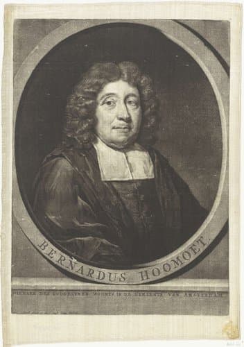 Portret van Bernardus Homoet by Pieter Schenk (I)