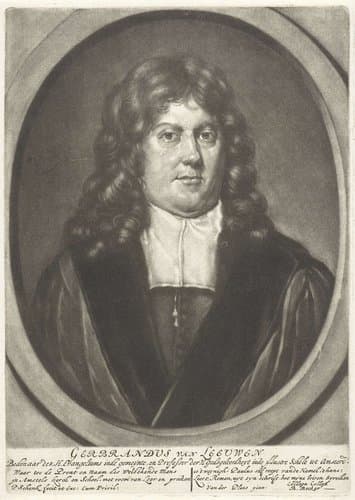 Portret van Gerbrand van Leeuwen by Pieter Schenk (I)