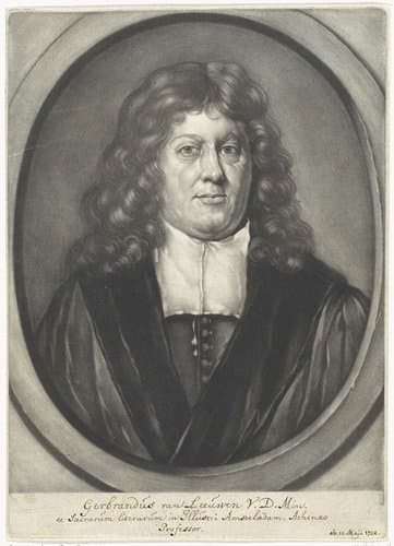 Portret van Gerbrand van Leeuwen by Pieter Schenk (I)