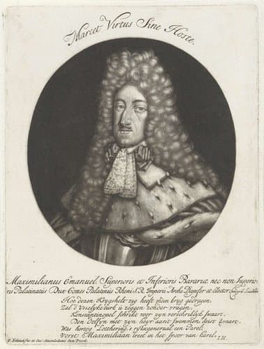 Portret van Maximiliaan Emanuel II by Pieter Schenk (I)