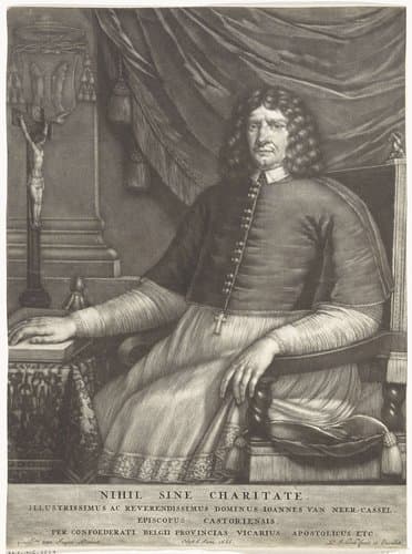 Portret van Johannes van Neercassel by Pieter Schenk (I)