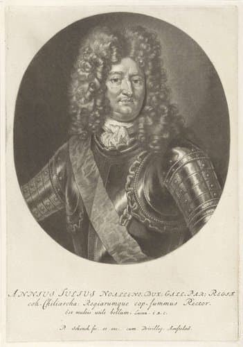 Portret van Anne Jules hertog van Noailles by Pieter Schenk (I)