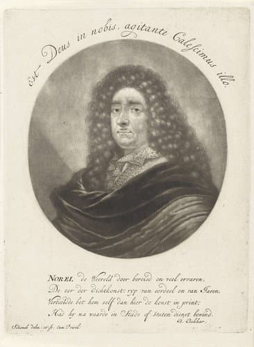 Portret van de dichter Jan Norel by Pieter Schenk (I)
