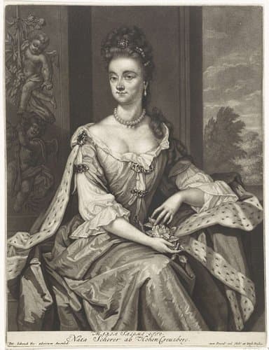 Portret van Maria Salome Otto by Pieter Schenk (I)