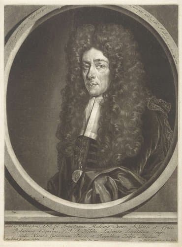 Portret van Lucas Schröck by Pieter Schenk (I)