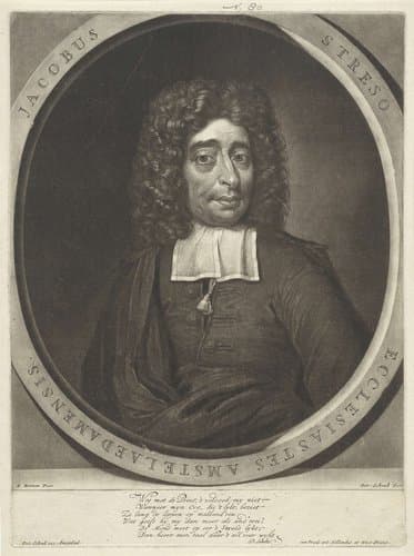 Portret van Jacobus Streso by Pieter Schenk (I)