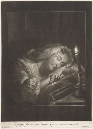 O domitor somme malorum, requies animi by Pieter Schenk (I)