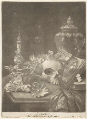 Vanitas by Pieter Schenk (I)