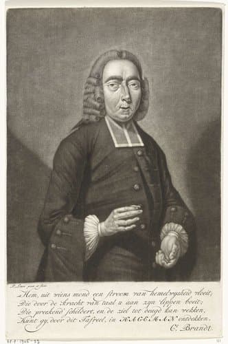 Portret van de predikant Henricus Hageman by Pieter Louw