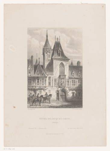 Hôtel de Jacques Cœur by Charles de Lalaisse