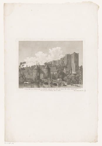 Gezicht op La Ferté-Milon by François Denis Née