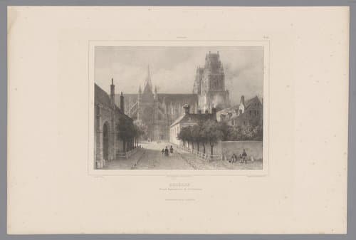 Gezichten in Frankrijk by Isodore-Laurent Deroy