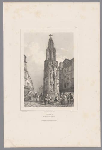 Gezichten in Frankrijk by Isodore-Laurent Deroy