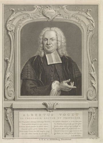 Portret van Albertus Voget by Pieter Tanjé
