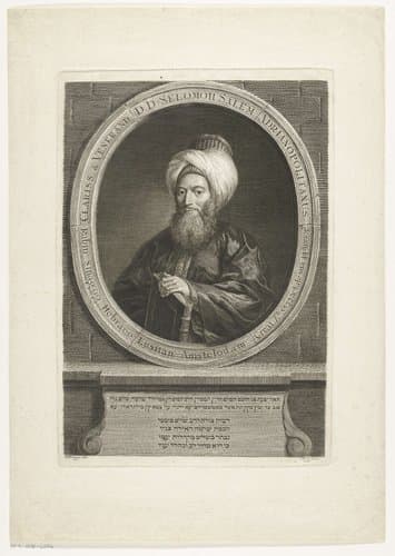 Portret van Selomoh Salem