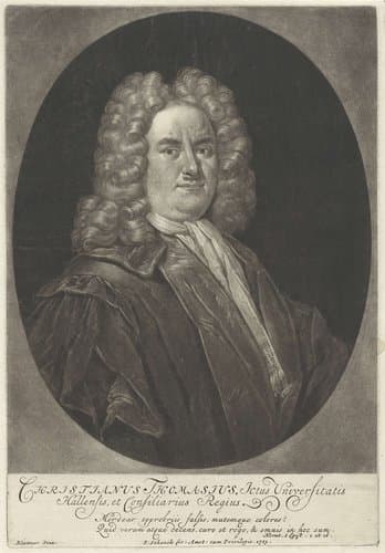 Portret van Christian Thomas by Pieter Schenk (I)